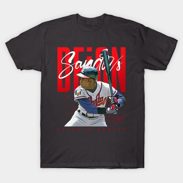 Deion Sanders T-Shirt by Juantamad